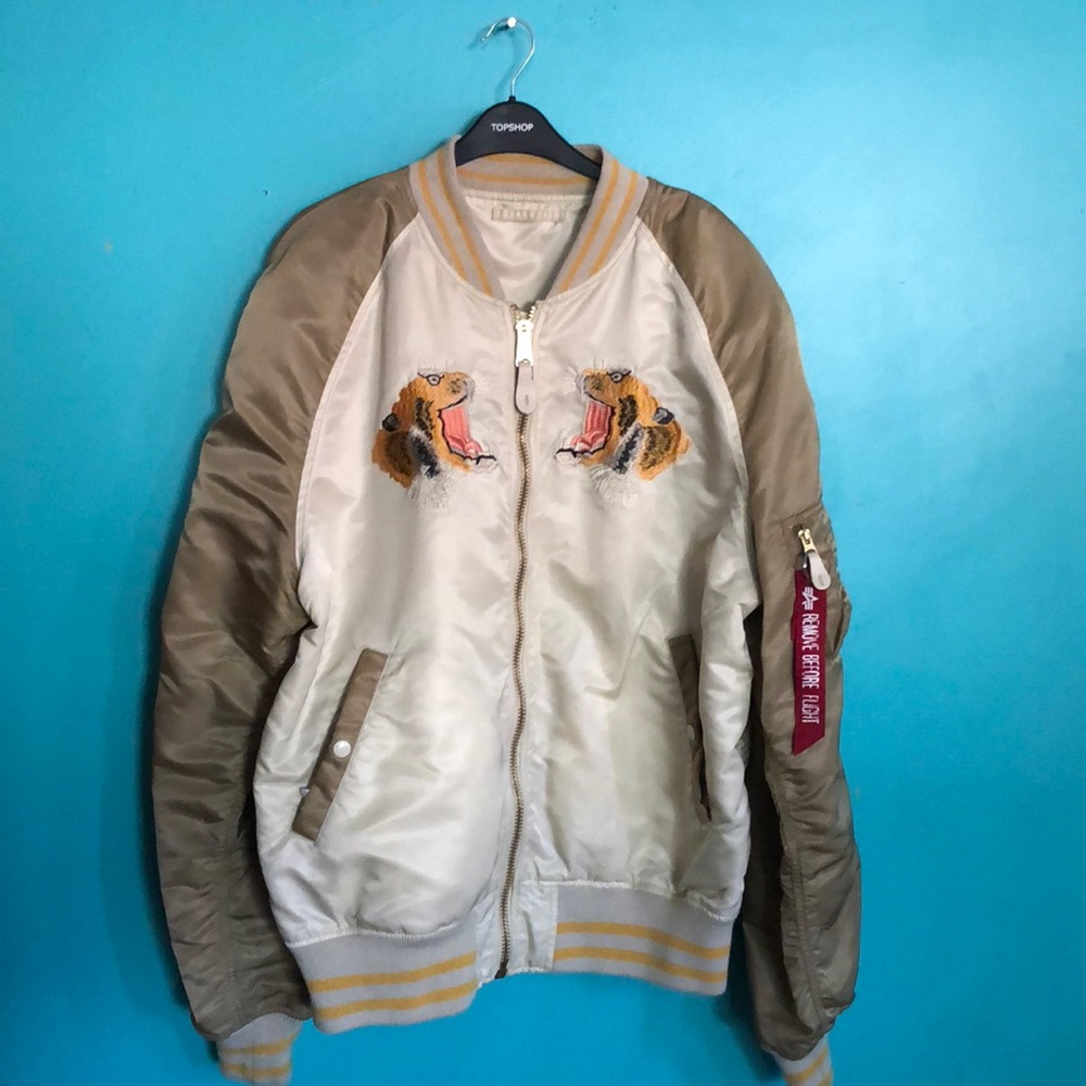 REVERSIBLE ALPHA 1 INDUSTRY BOMBER